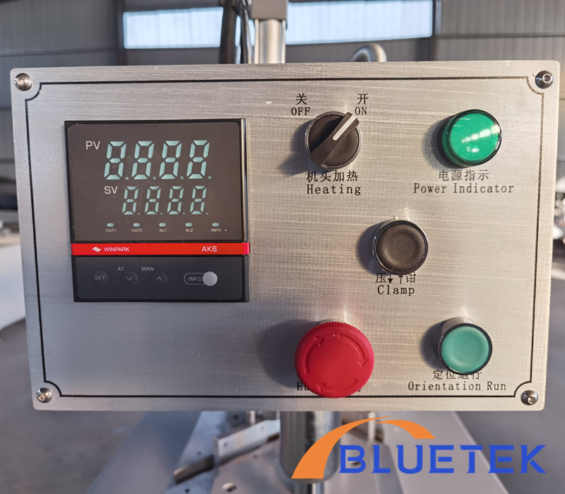 control panel-single head upvc welding machine