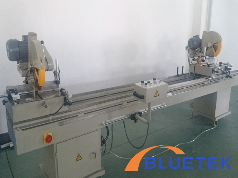 SJ02-350x3500 upvc double head cutting machine