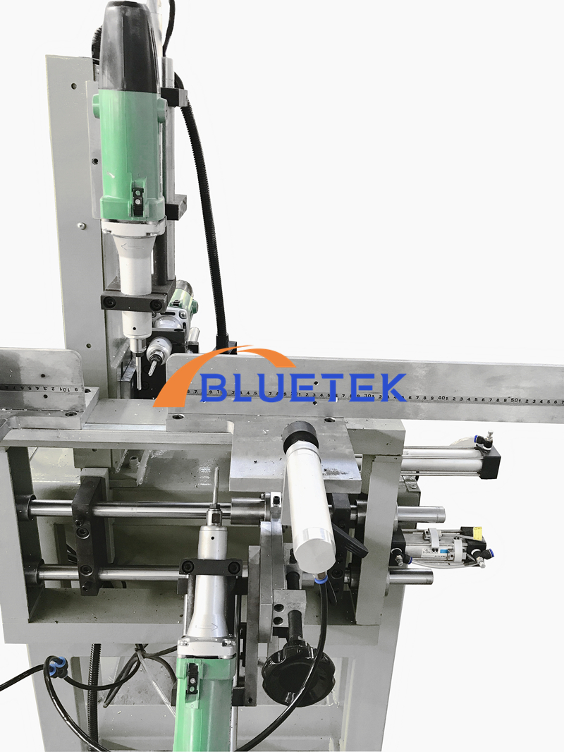 3 axis upvc window water slot milling machine