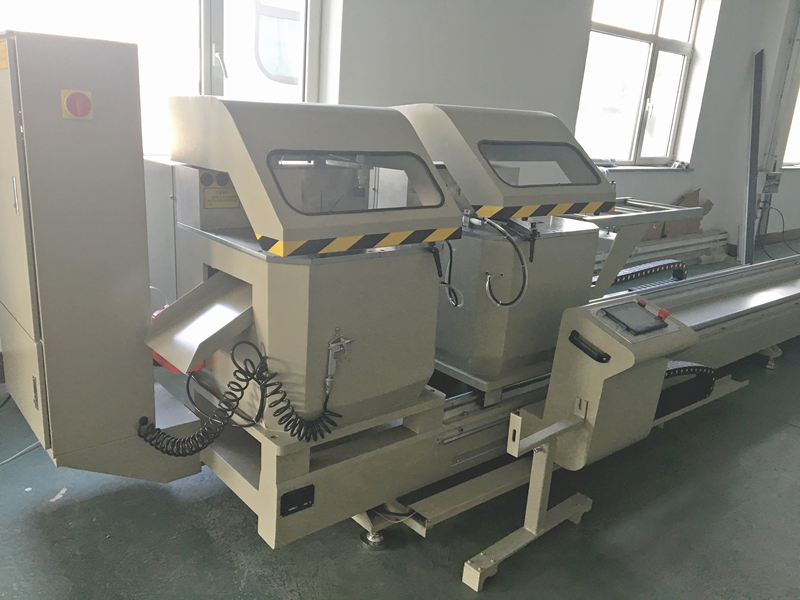 aluminium double head cutting machine