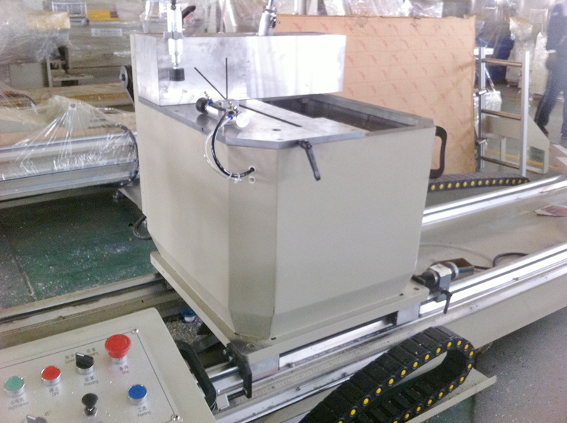 aluminium profile double cutting machine