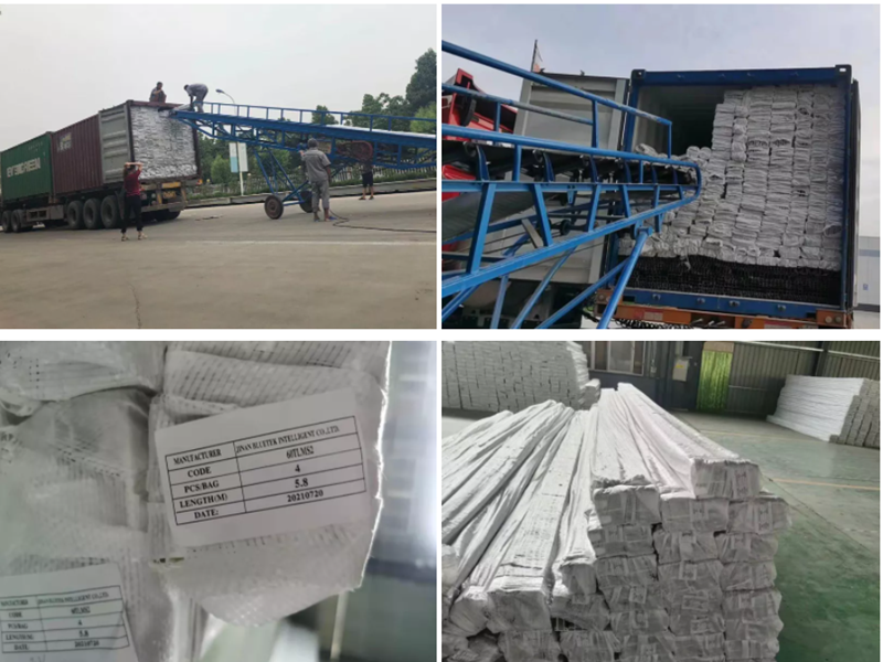 PACKING OF PVC WINDOW PROFILE