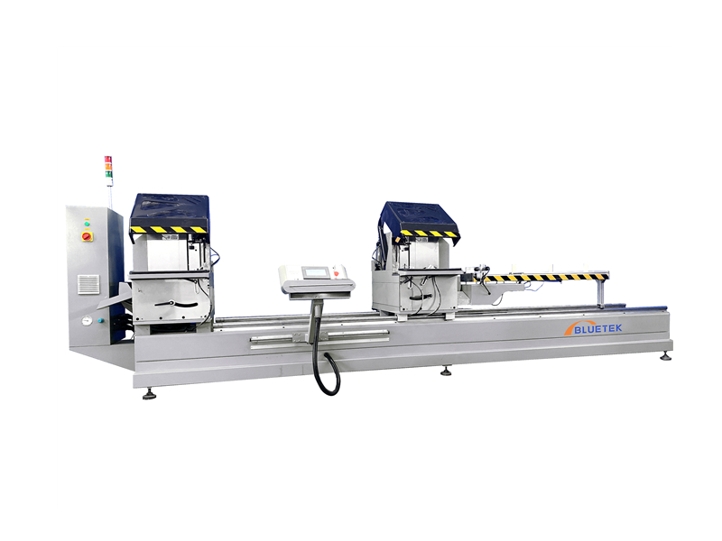  aluminum window making machine, cnc double heads cutting saw