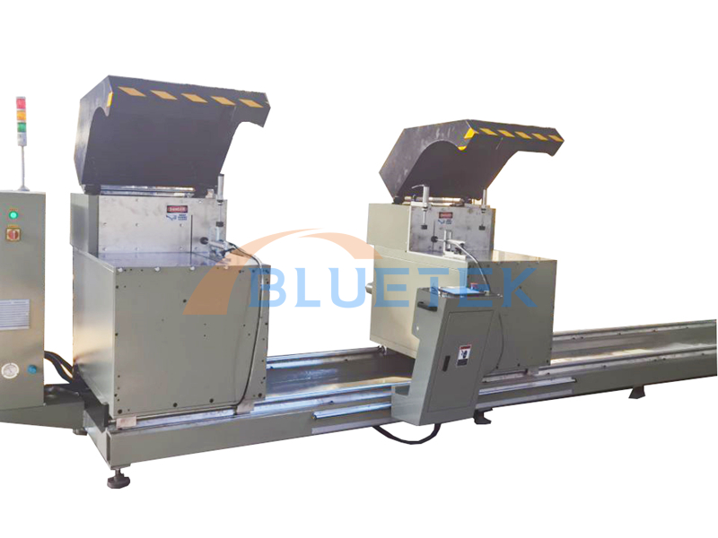 aluminium double saw cutting machine