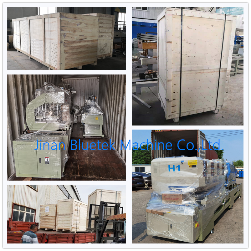 Packing and Shipping of Aluminum Window CNC End Milling Machine