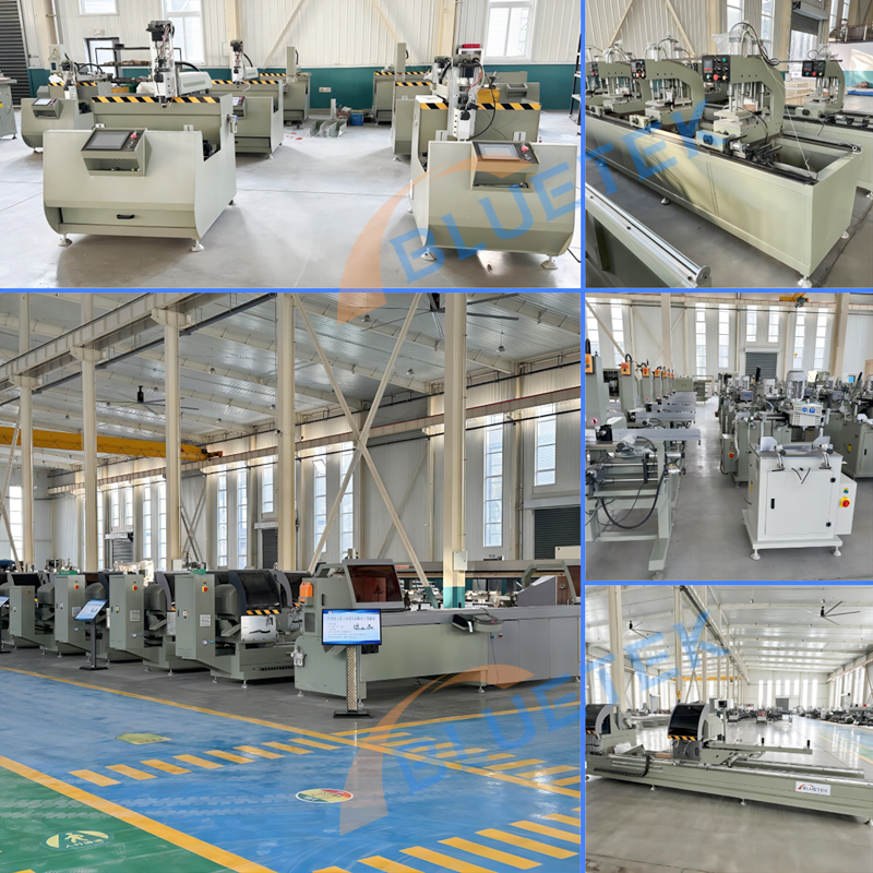 Factory Photo of Aluminium Frame Cutting Machine