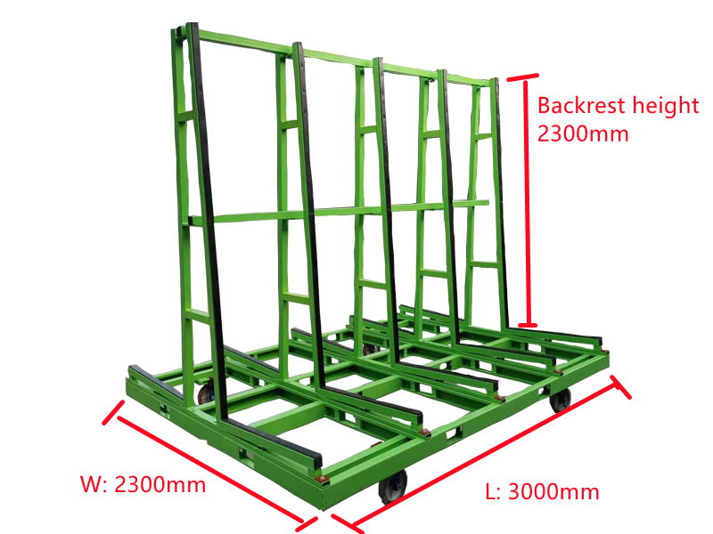 Glass Rack Trolley