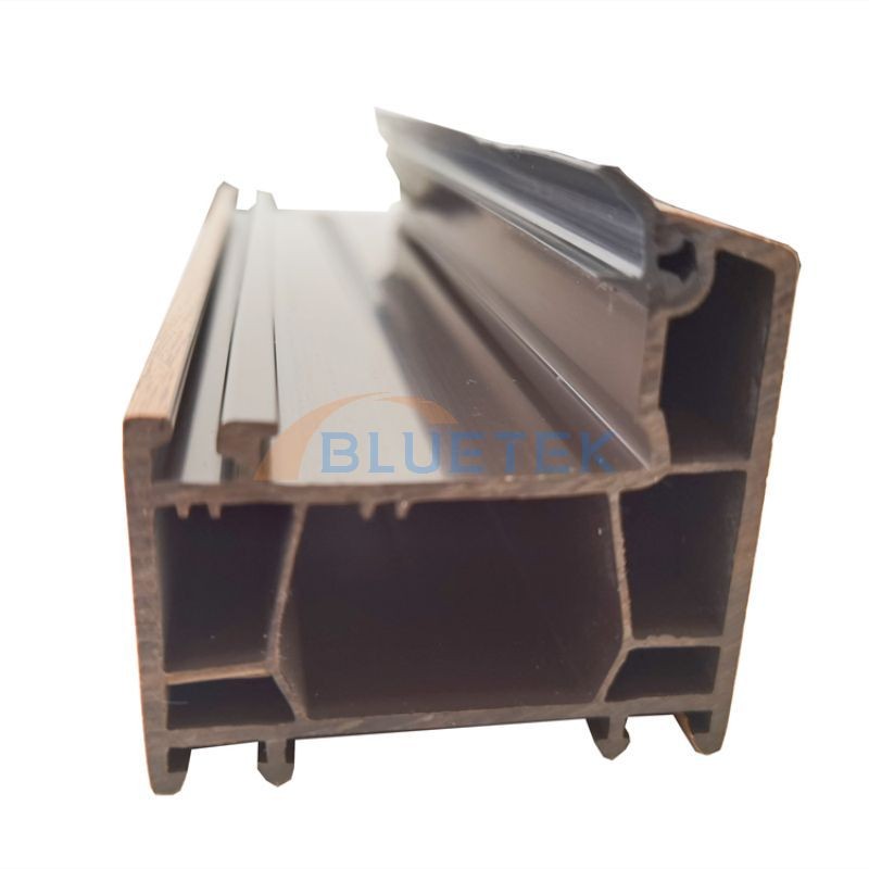 Colored Laminated Film UPVC Window Extrusion