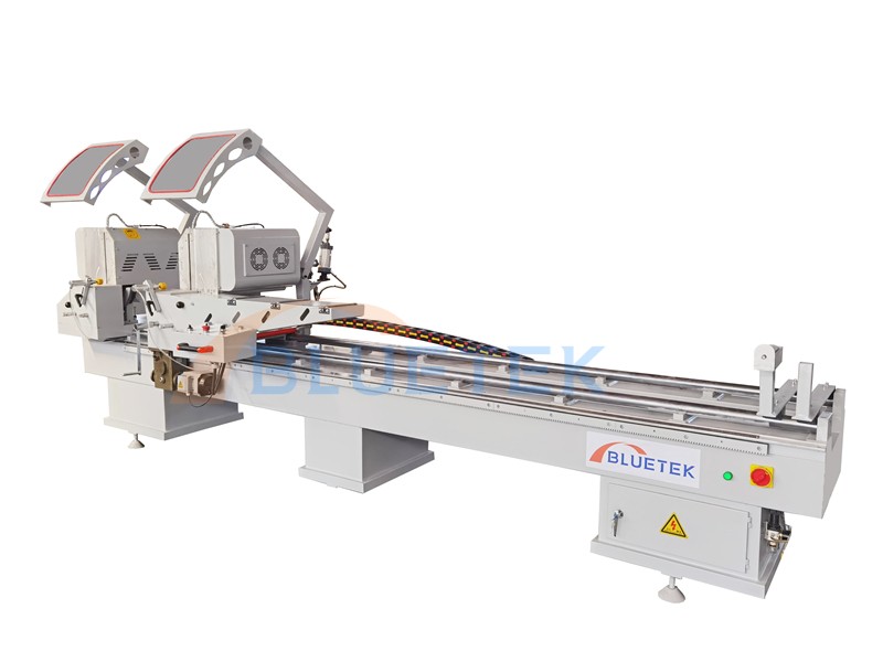 SSJ06 Double Heads UPVC Window Cutting Machine