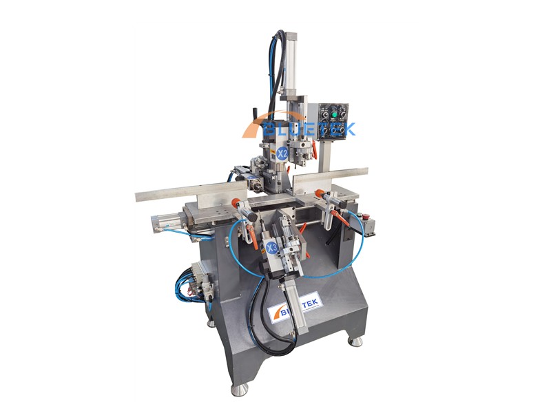 Three Heads High Speed UPVC Water Slot Milling Machine