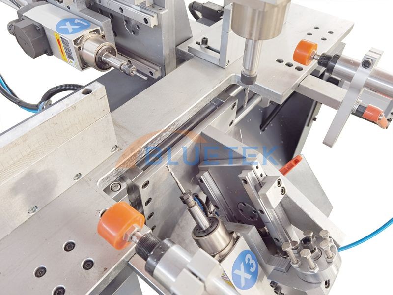 Three Heads High Speed UPVC Water Slot Milling Machine