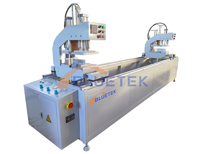 Two Heads Seamless Welding UPVC Window Manufacturing Machine Price