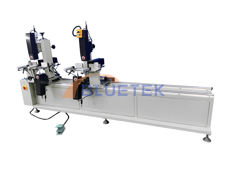 Two Heads UPVC Window Water Slot Milling Machine