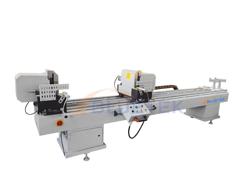 SJ02-400 UPVC Windows Two Heads Cutting Machine