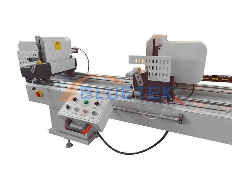 SJ02-400 UPVC Windows Two Heads Cutting Machine